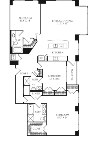 C3I_3 Bedroom 2 Bathroom_1849 sqft